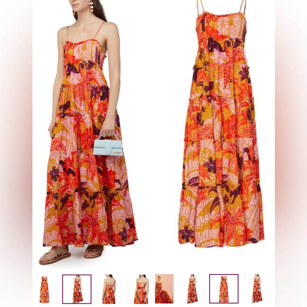 Farm Rio Jungle Panther long dress - Picture 2 of 12